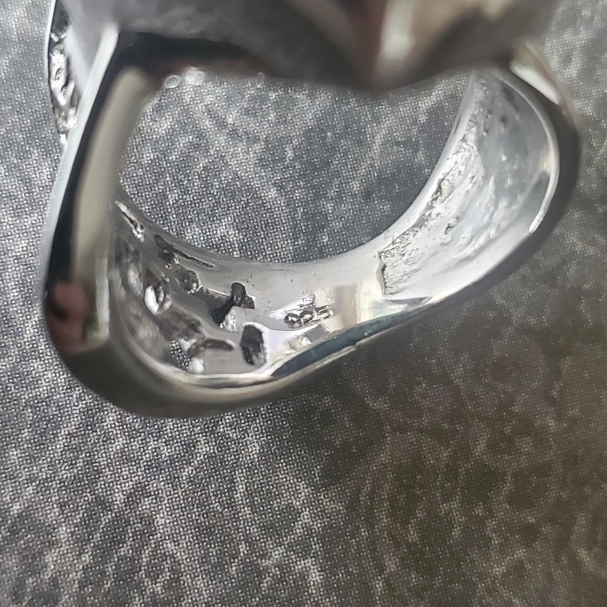 Aquamarine Sterling Silver Ring Size 7.5 (photo 10 of 10)