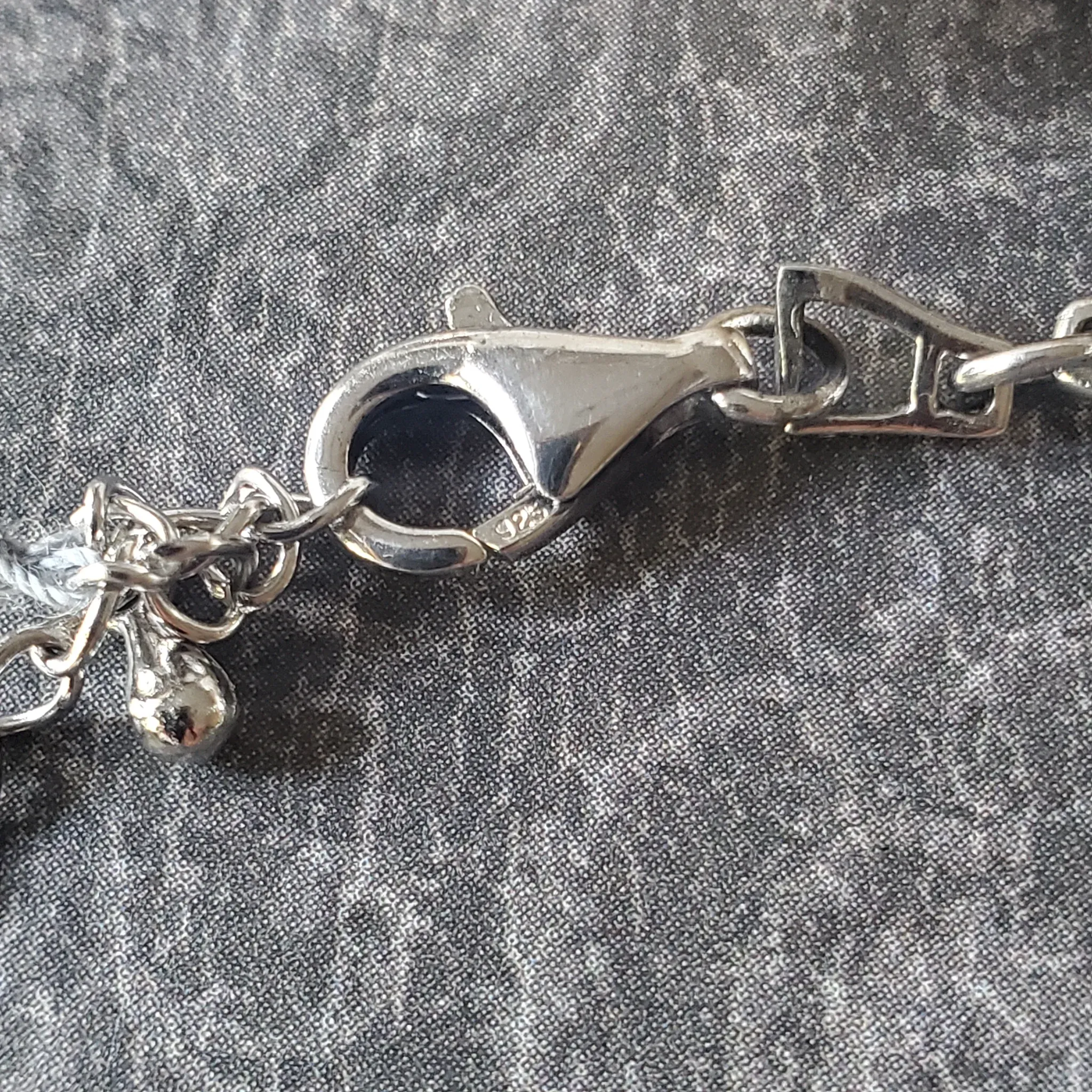 Aquamarine sterling silver bracelet (photo 9 of 10)