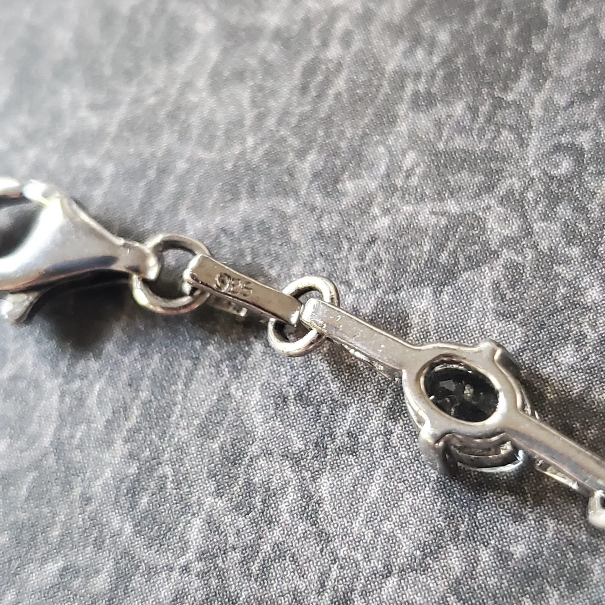 Aquamarine sterling silver bracelet (photo 10 of 10)