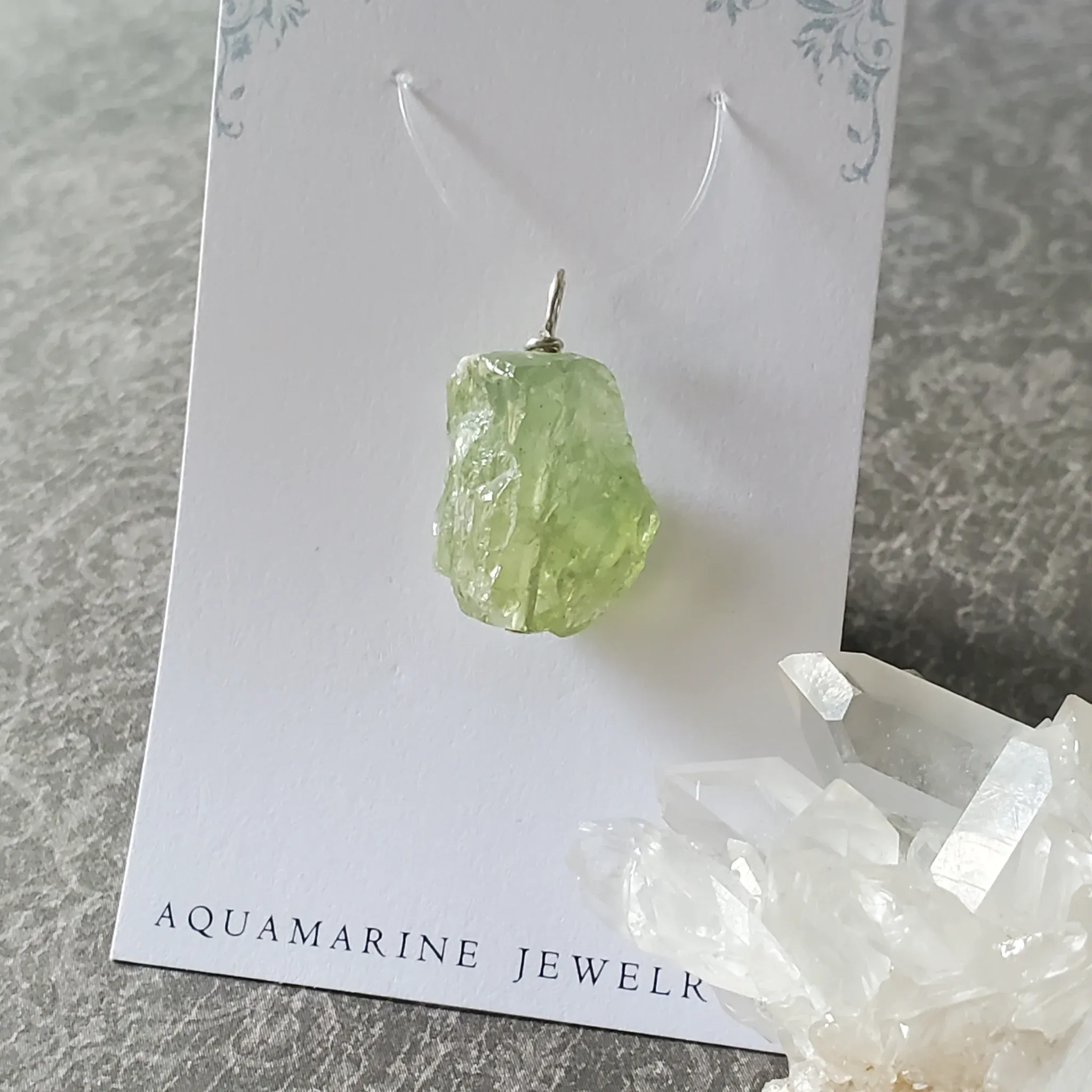 26mm x 15mm x 11mm Aquamarine Pendant (photo 8 of 9)