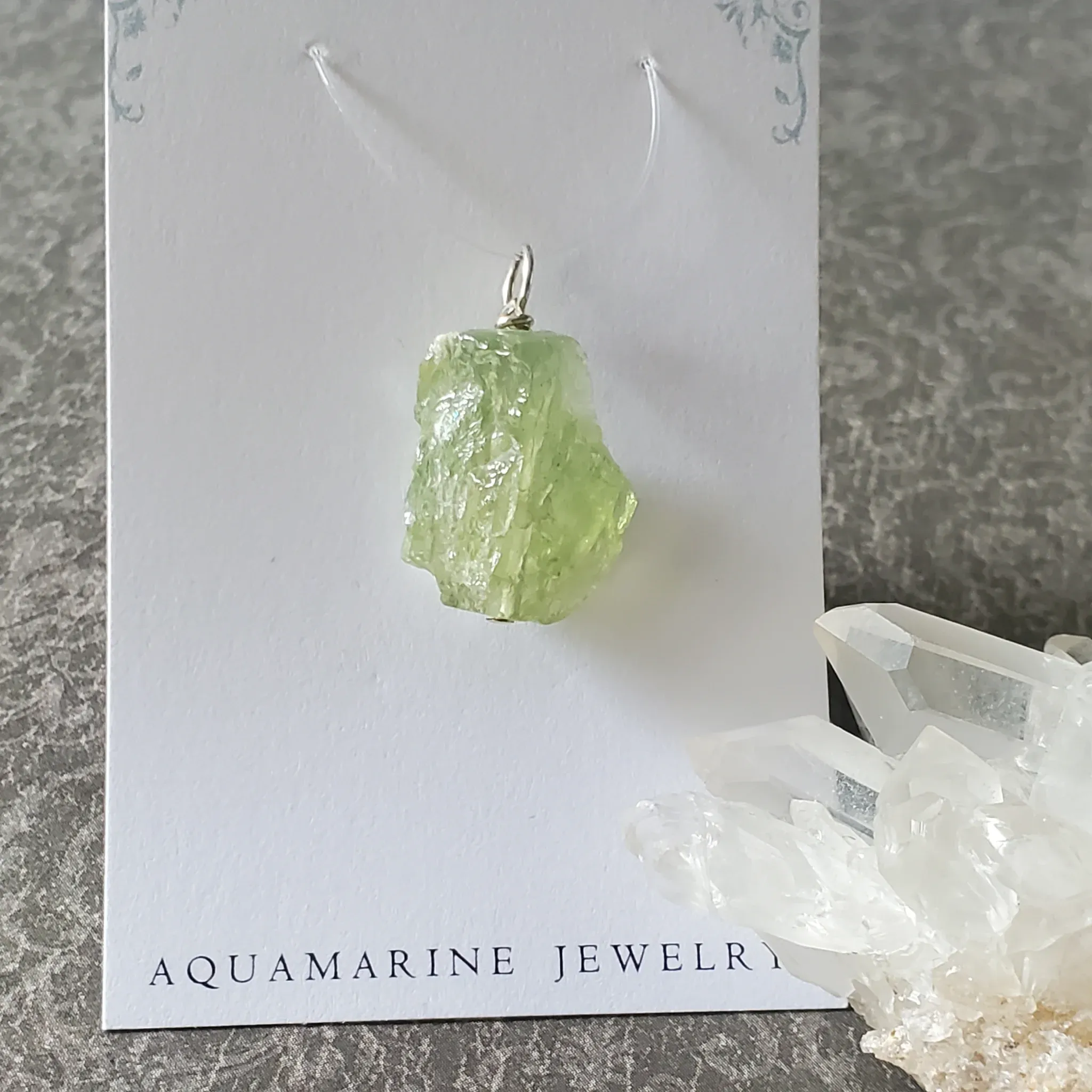 26mm x 15mm x 11mm Aquamarine Pendant (photo 7 of 9)