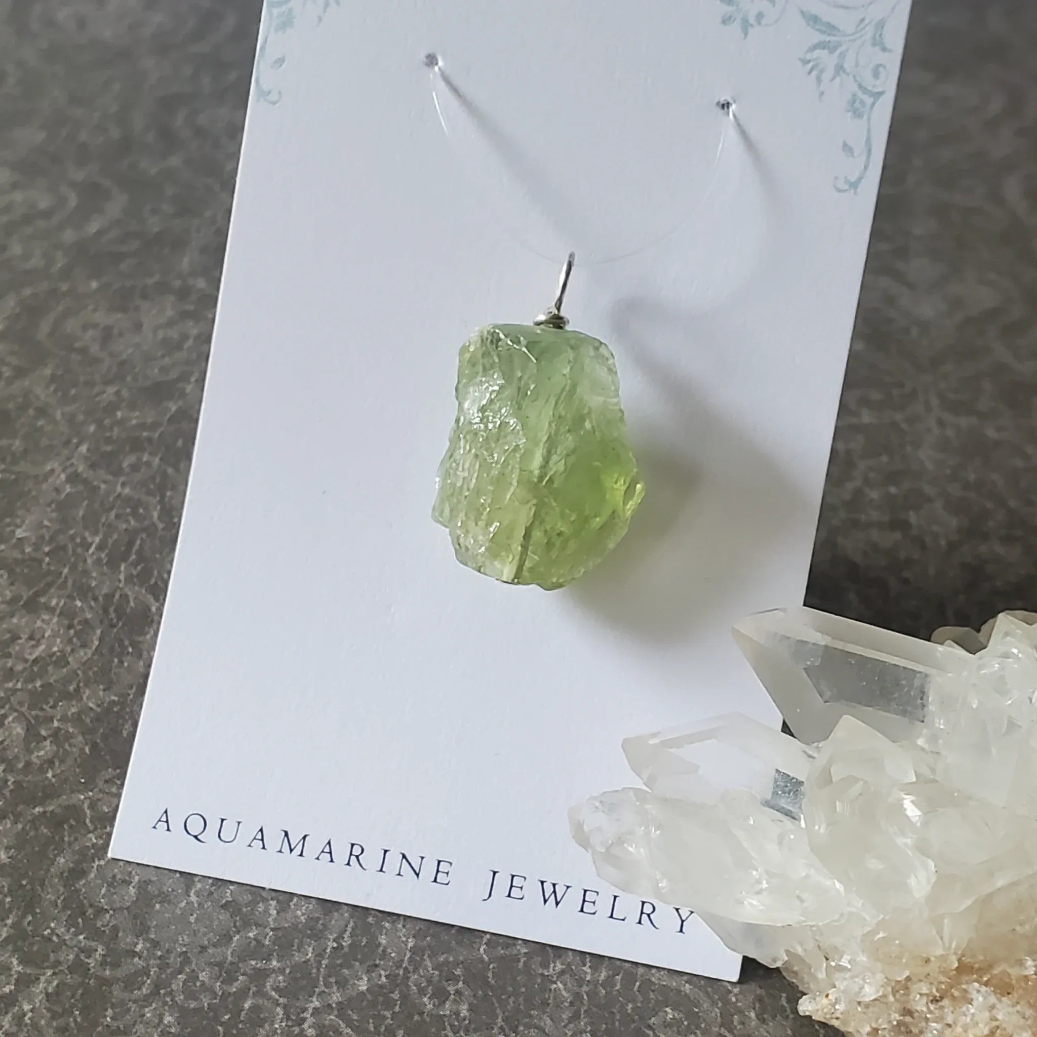26mm x 15mm x 11mm Aquamarine Pendant (photo 6 of 9)