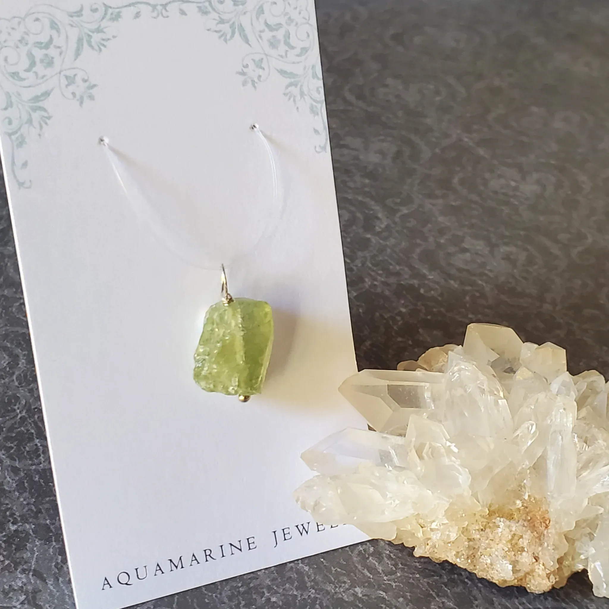21mm x 14mm x 8.5mm Aquamarine Pendant (photo 9 of 10)
