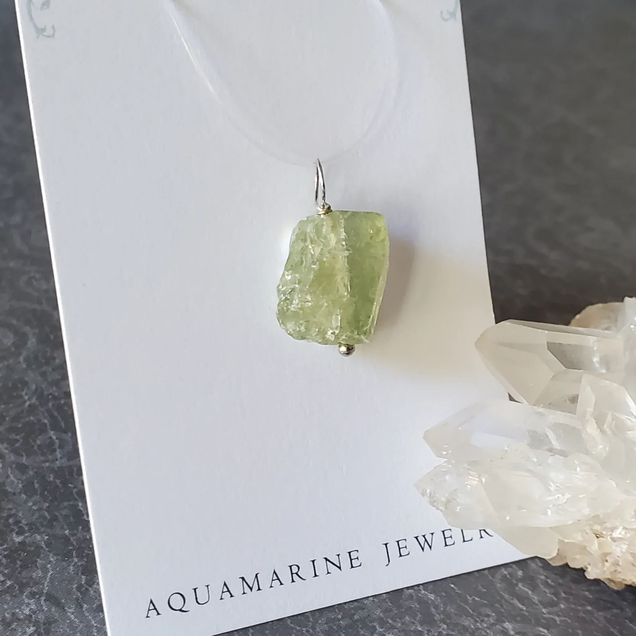 21mm x 14mm x 8.5mm Aquamarine Pendant (photo 5 of 10)
