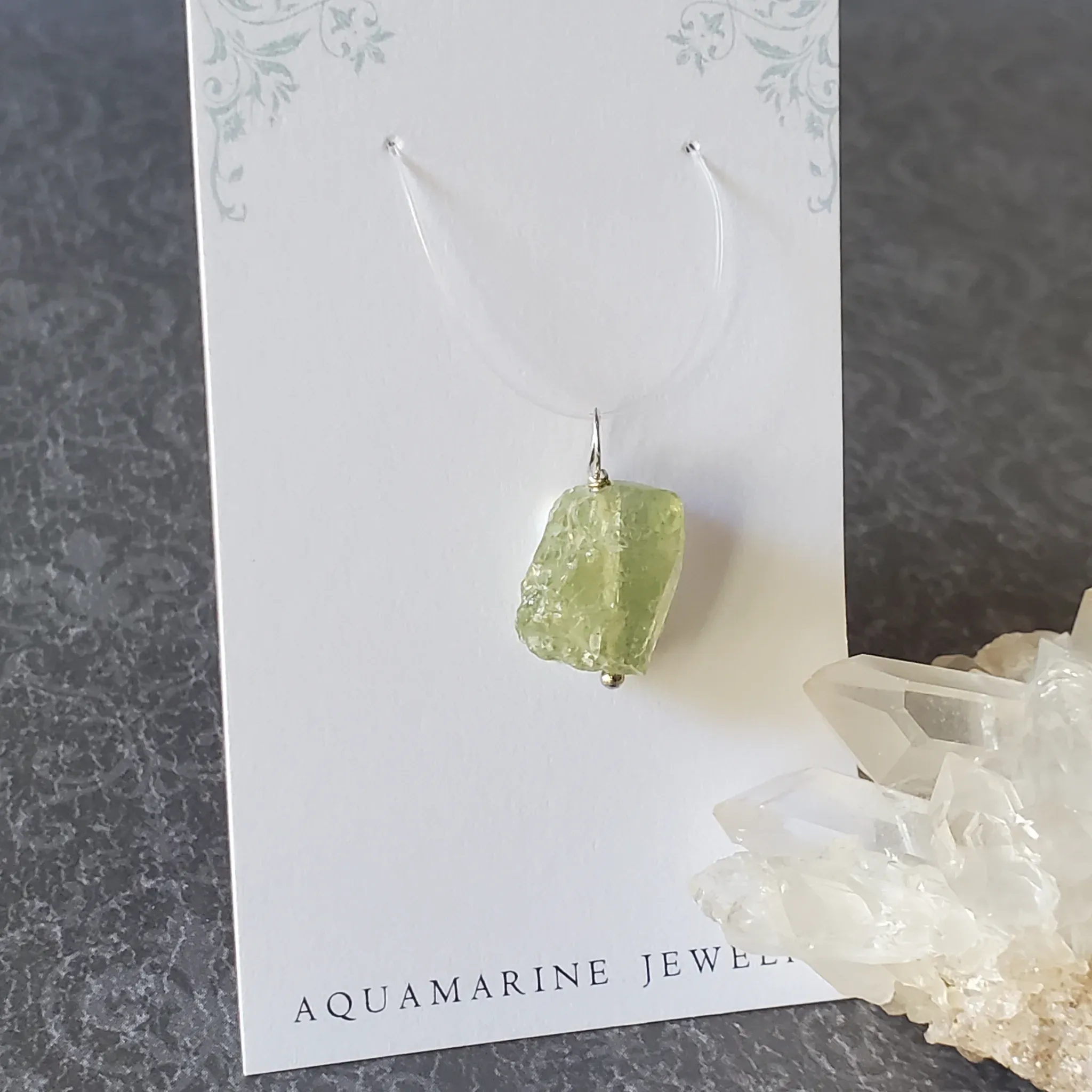 21mm x 14mm x 8.5mm Aquamarine Pendant (photo 10 of 10)