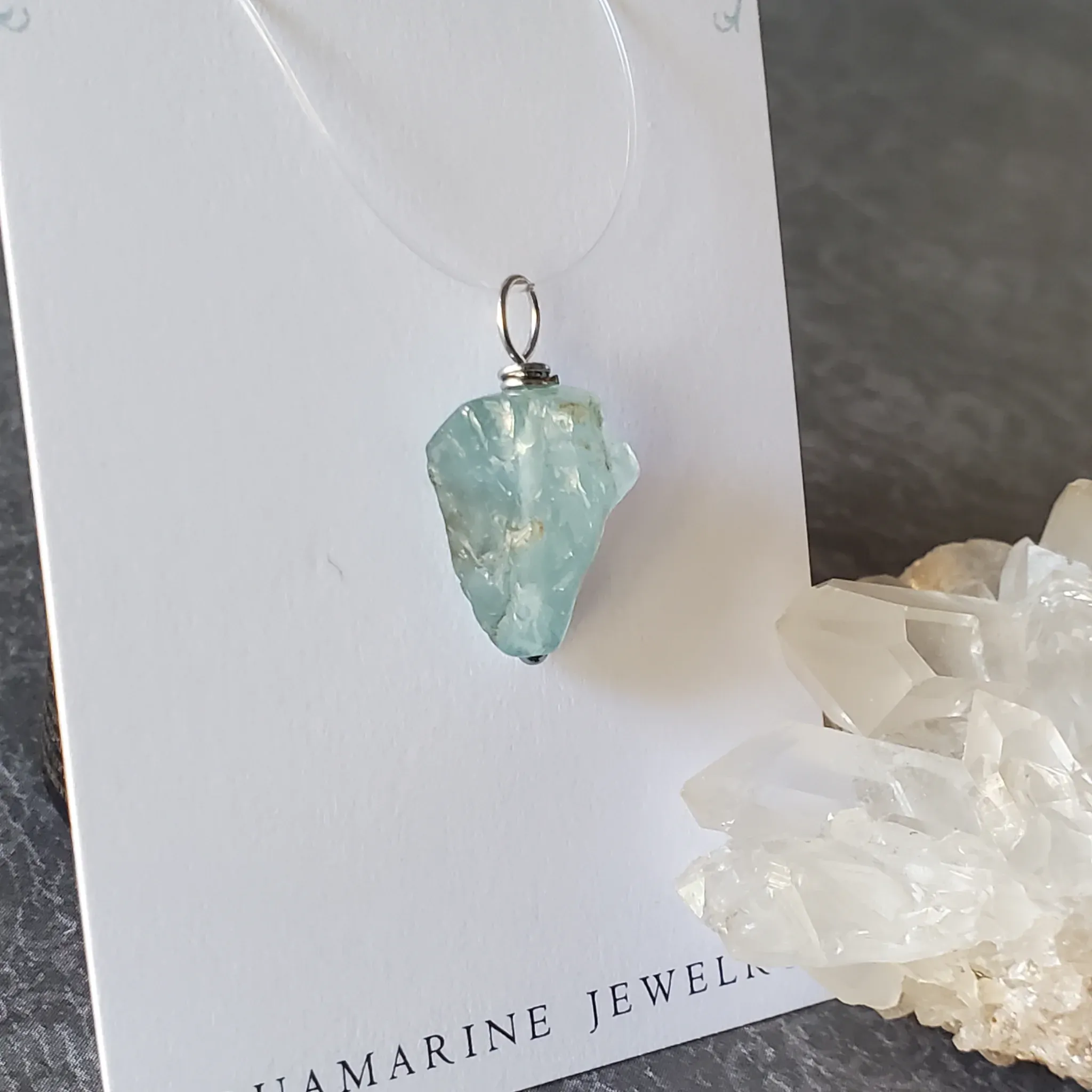 23mm x 11mm x 8mm Aquamarine Pendant (photo 9 of 11)