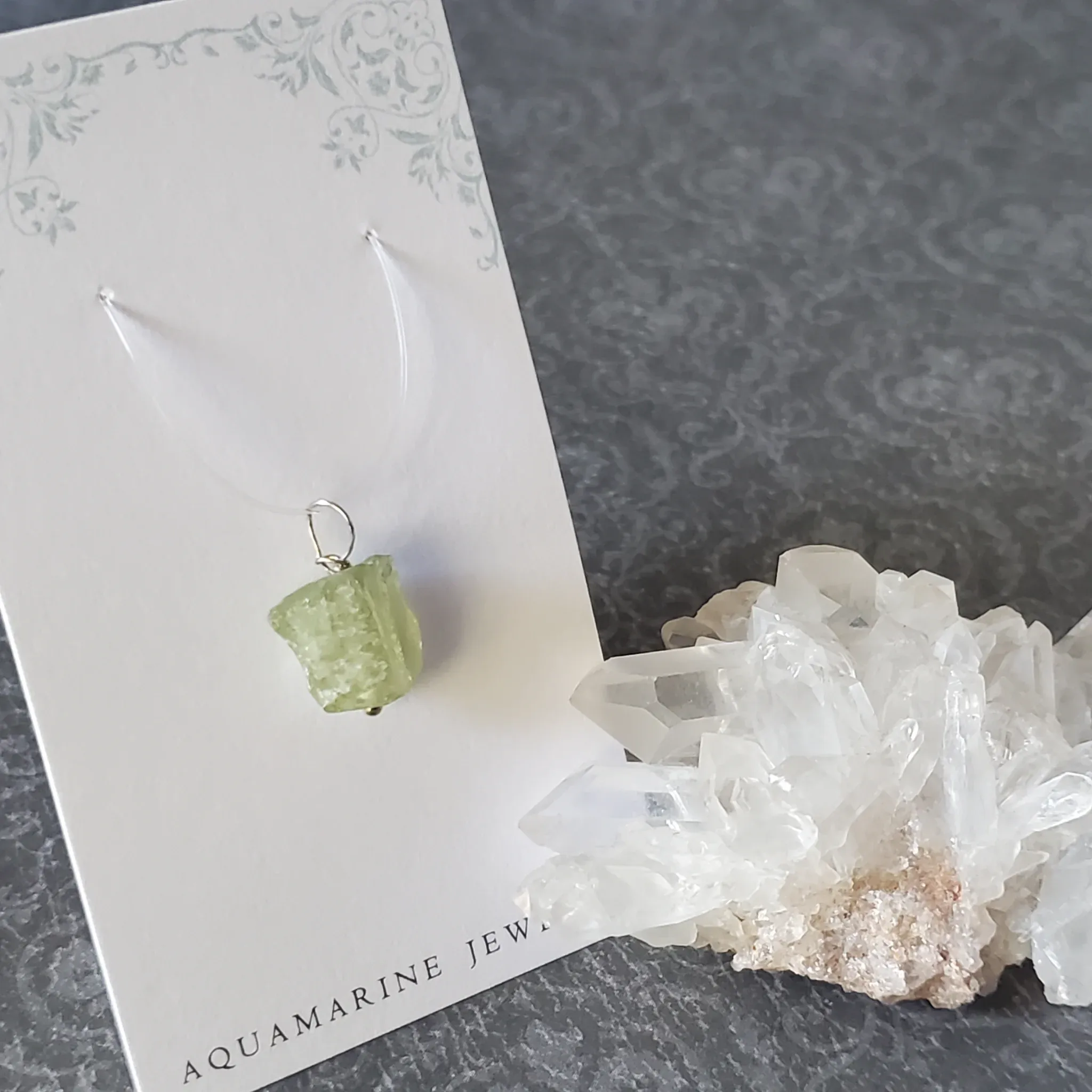 20mm x 13mm x 8mm Aquamarine Pendant (photo 2 of 10)