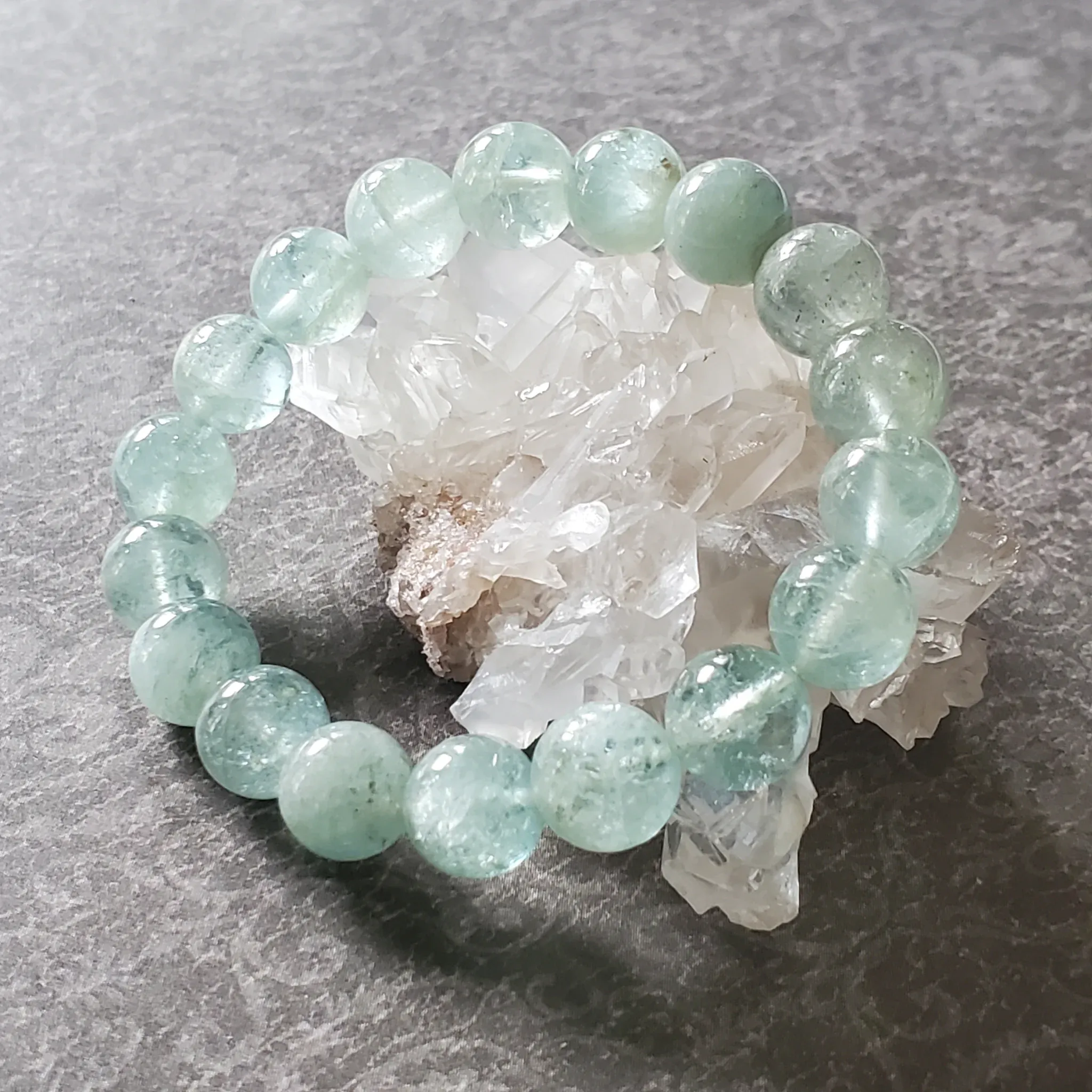 10mm Aquamarine Gemstone Bracelet (photo 8 of 10)