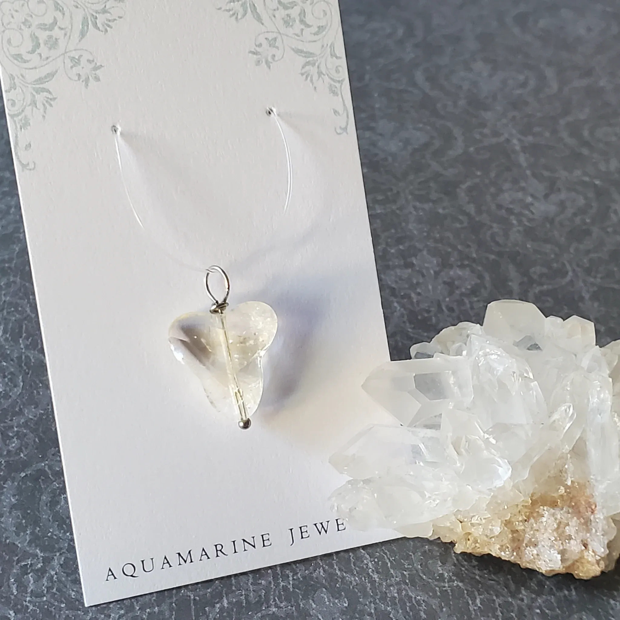 24mm x 16mm x 6mm Citrine Pendant (photo 2 of 10)