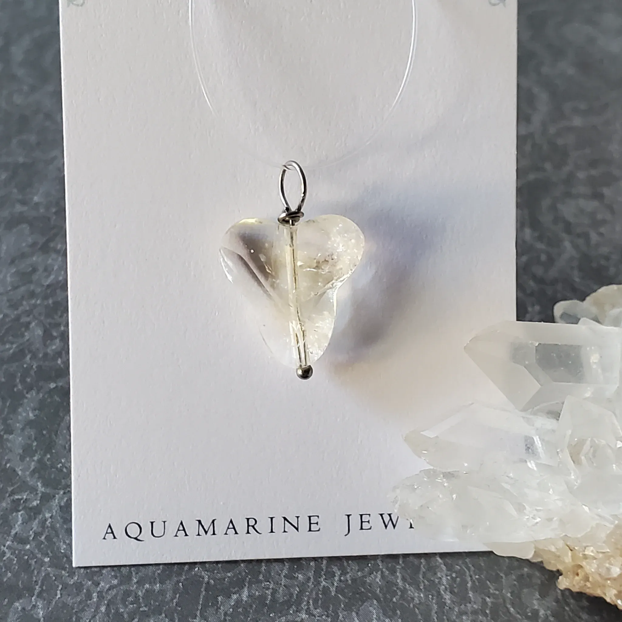 24mm x 16mm x 6mm Citrine Pendant (photo 10 of 10)