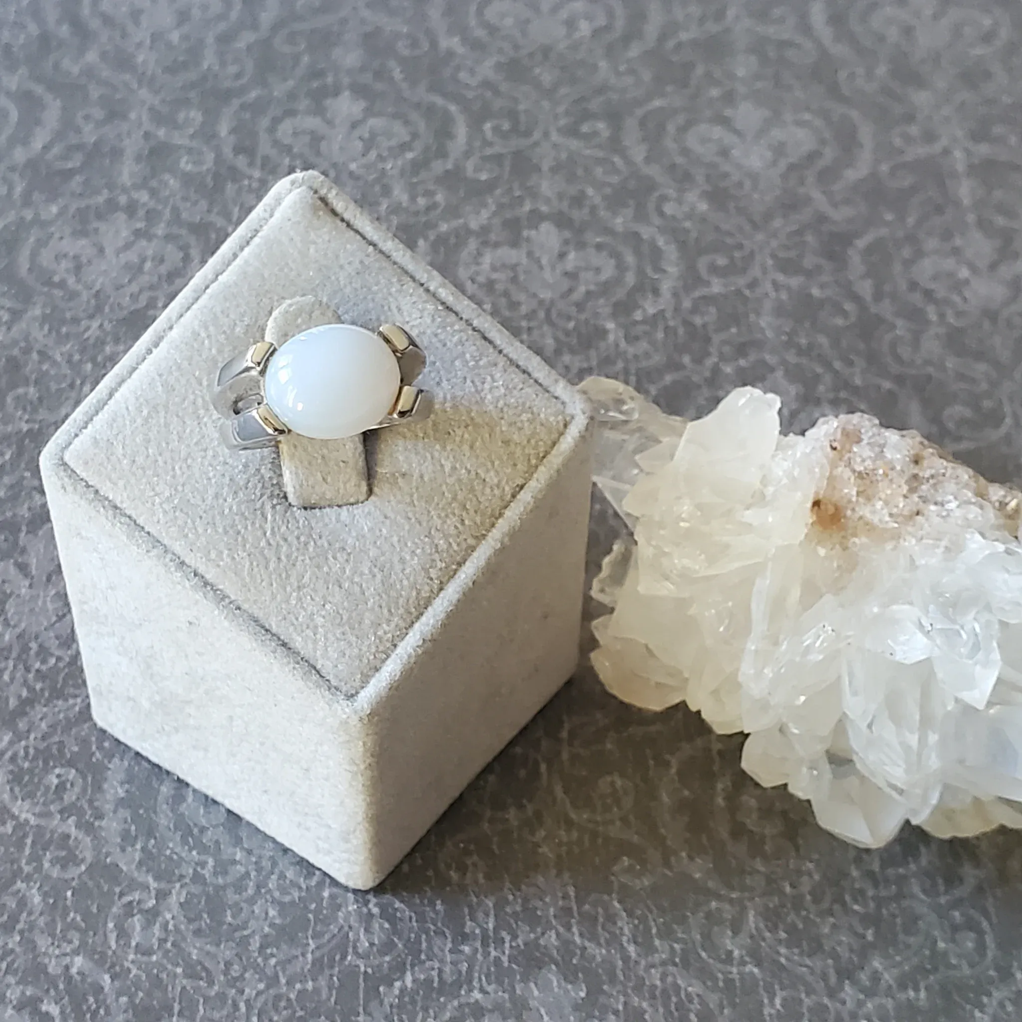 Chalcedony Sterling Silver Ring (photo 3 of 9)