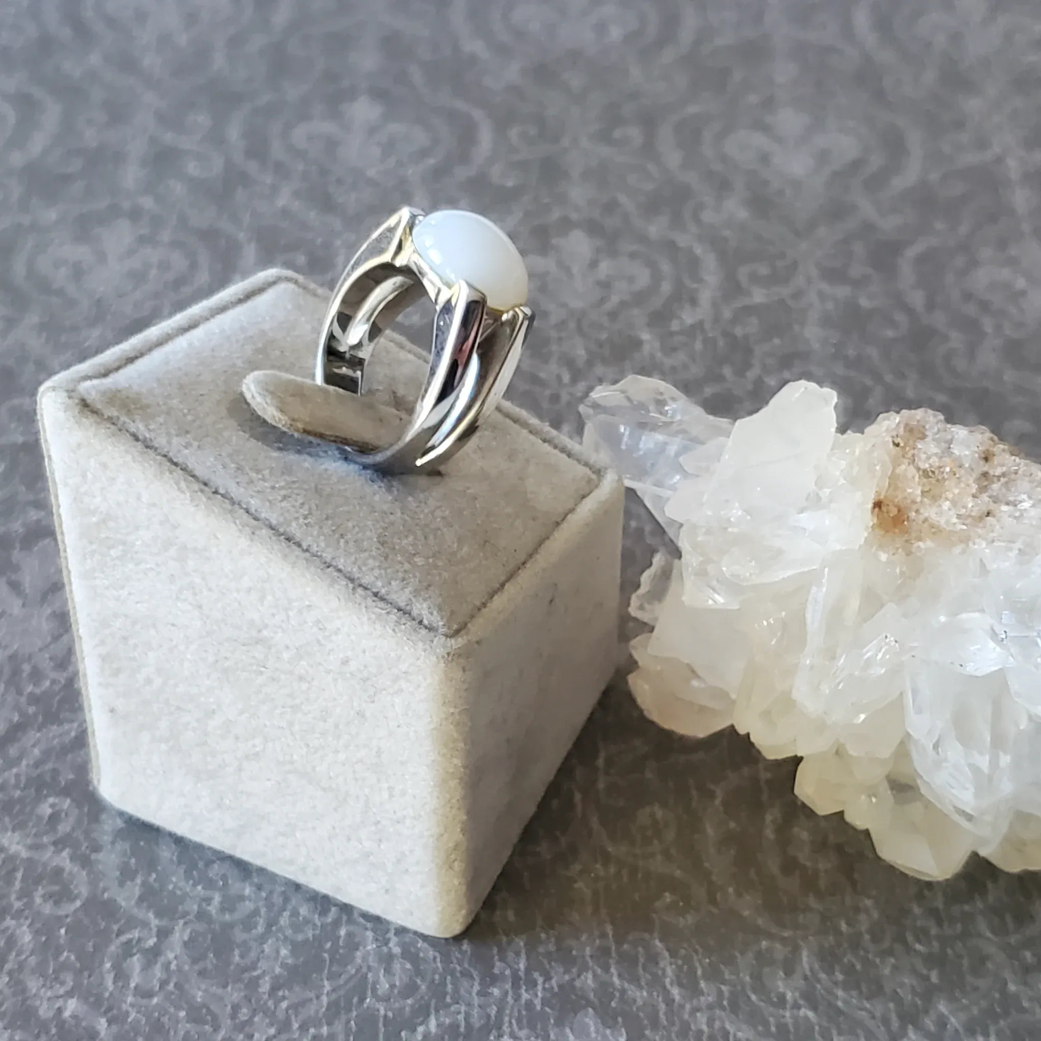 Chalcedony Sterling Silver Ring (photo 4 of 9)