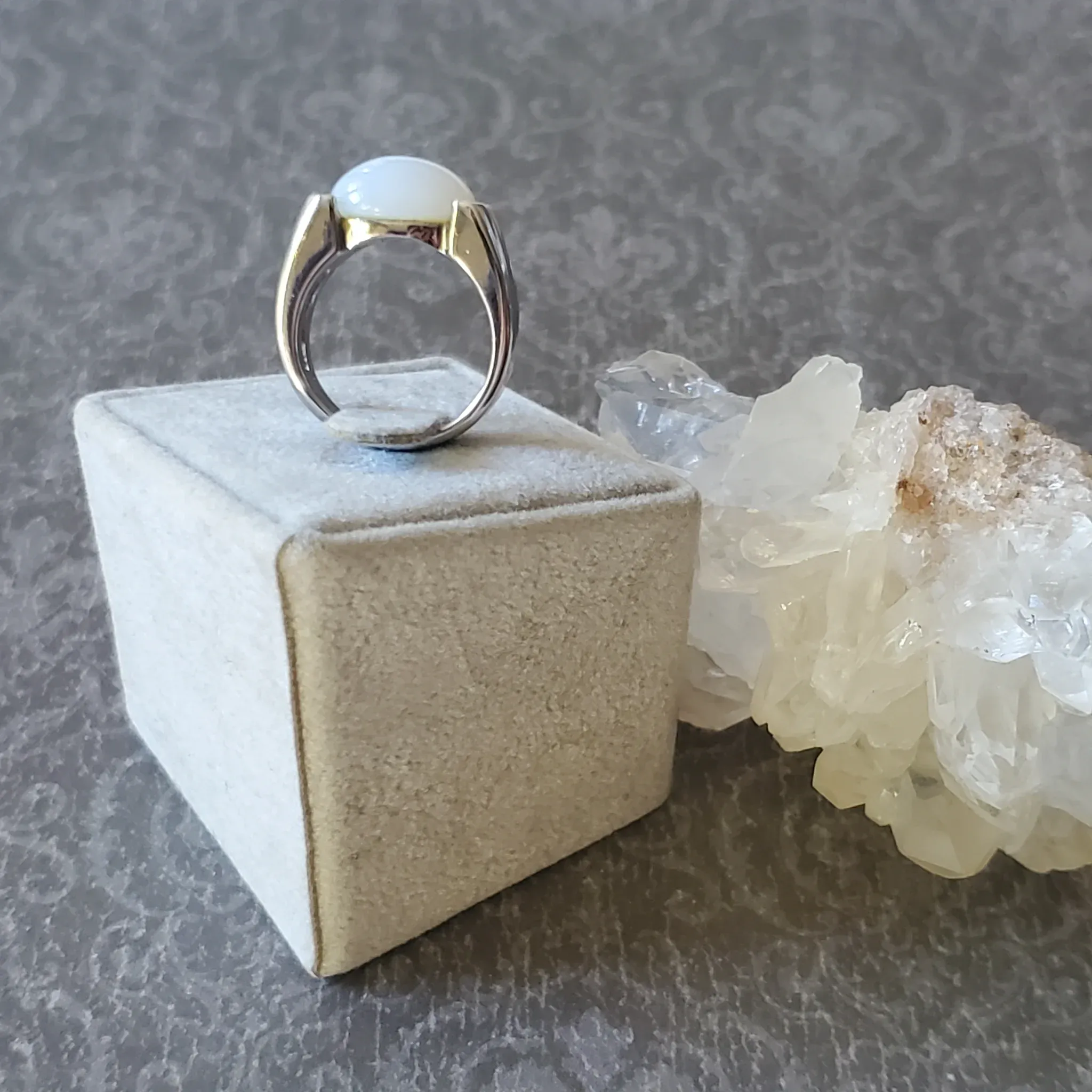Chalcedony Sterling Silver Ring (photo 5 of 9)