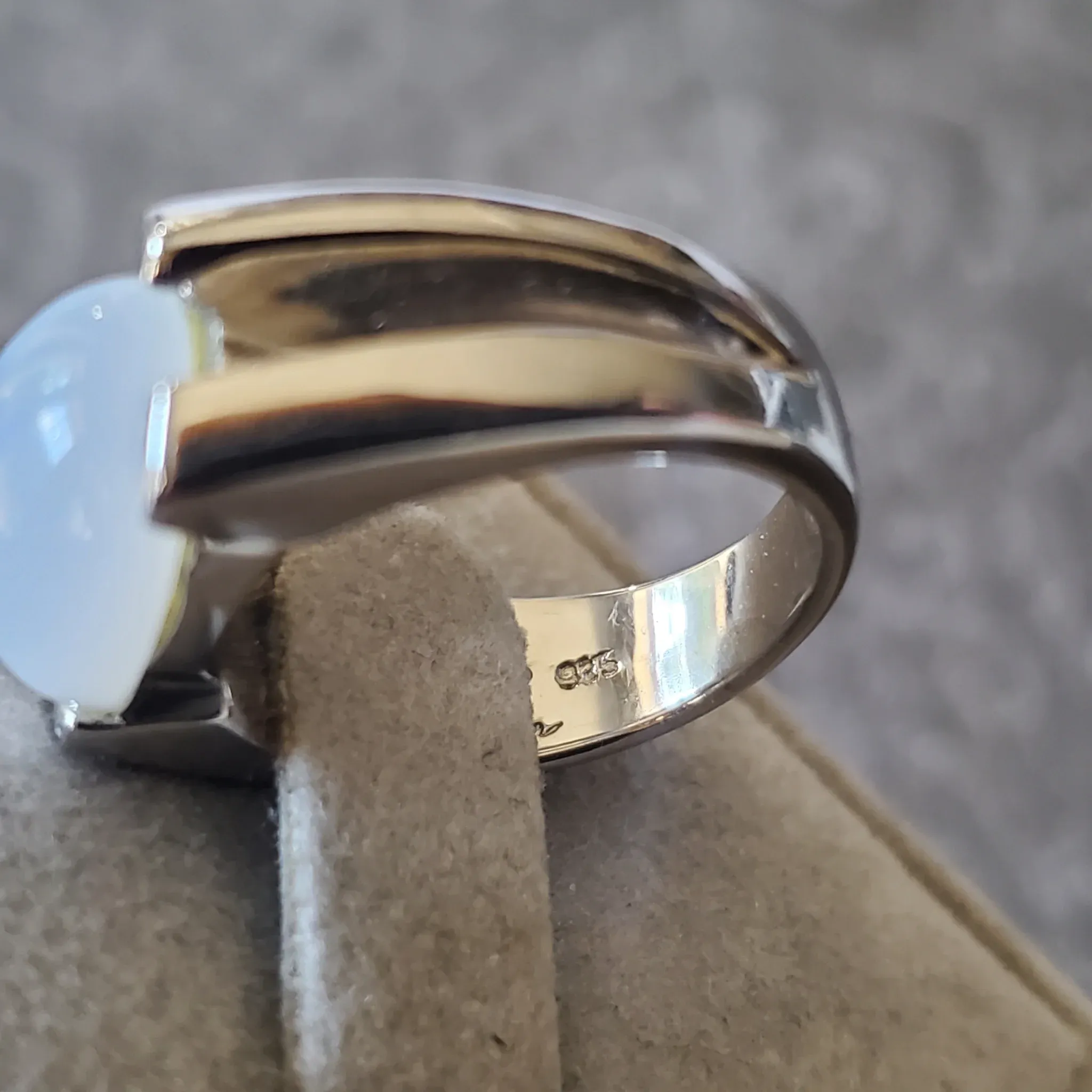 Chalcedony Sterling Silver Ring (photo 9 of 9)