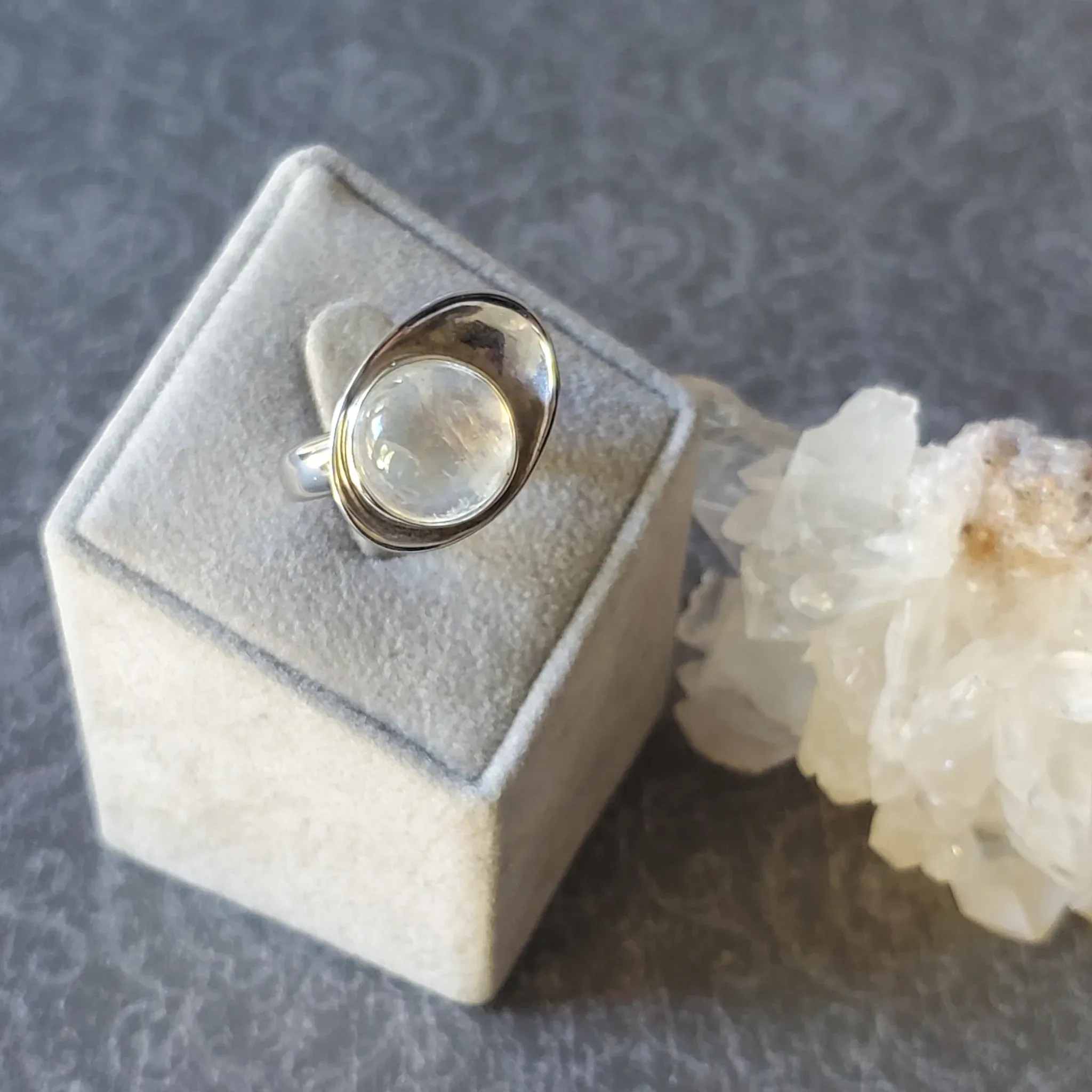 Moonstone Sterling Silver Ring