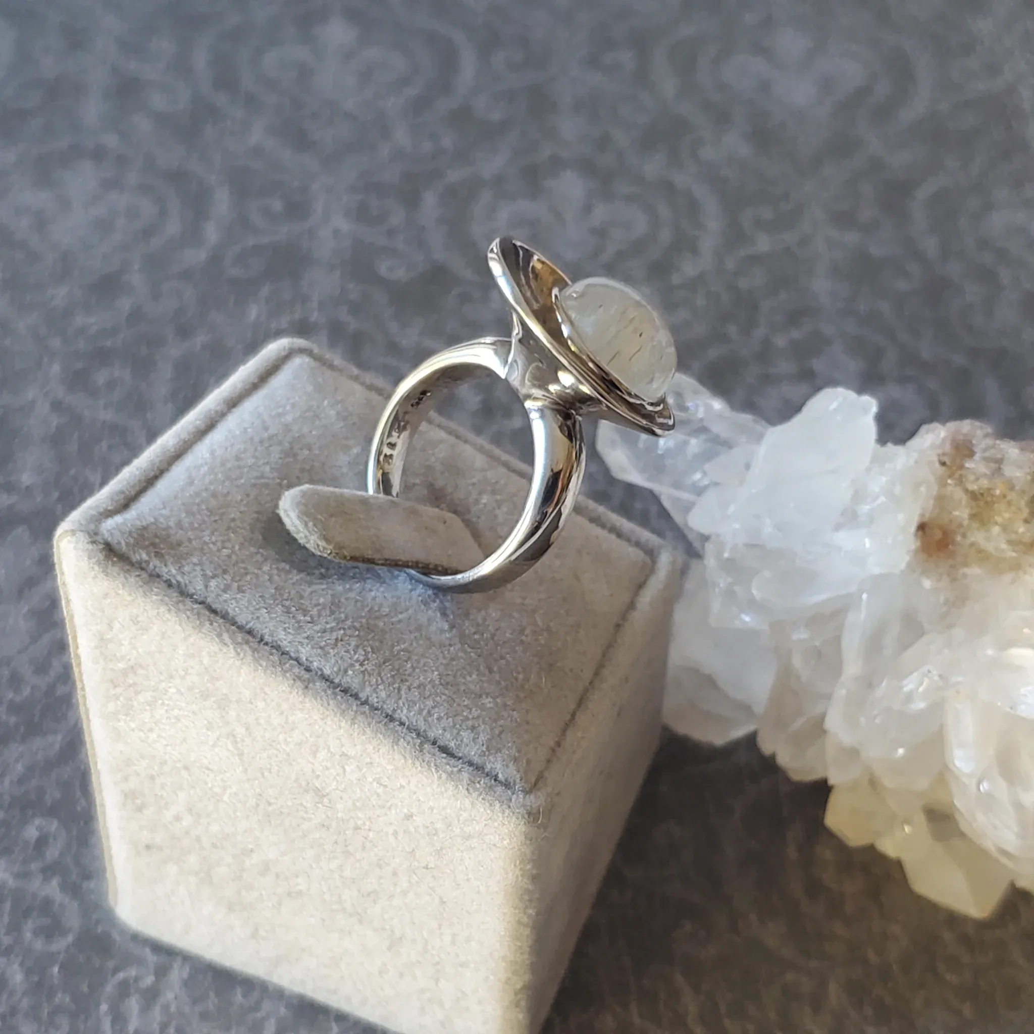 Moonstone Sterling Silver Ring (photo 3 of 11)
