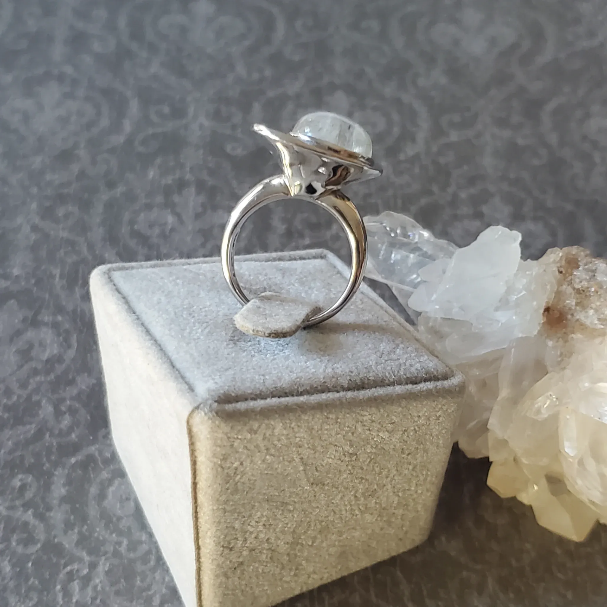 Moonstone Sterling Silver Ring (photo 4 of 11)