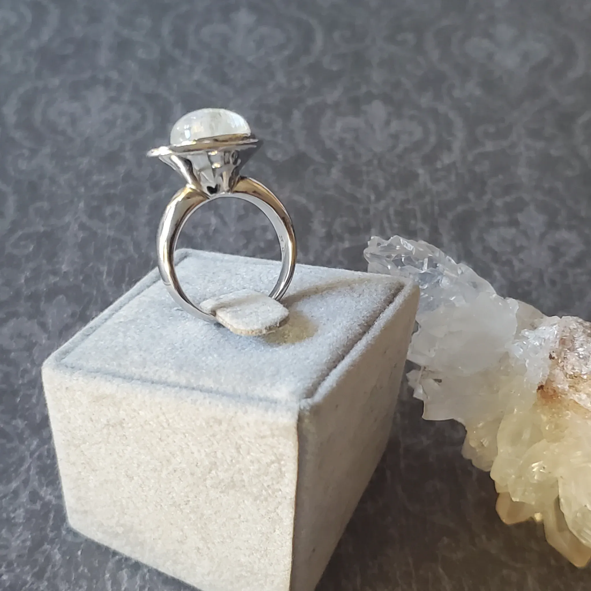 Moonstone Sterling Silver Ring (photo 5 of 11)