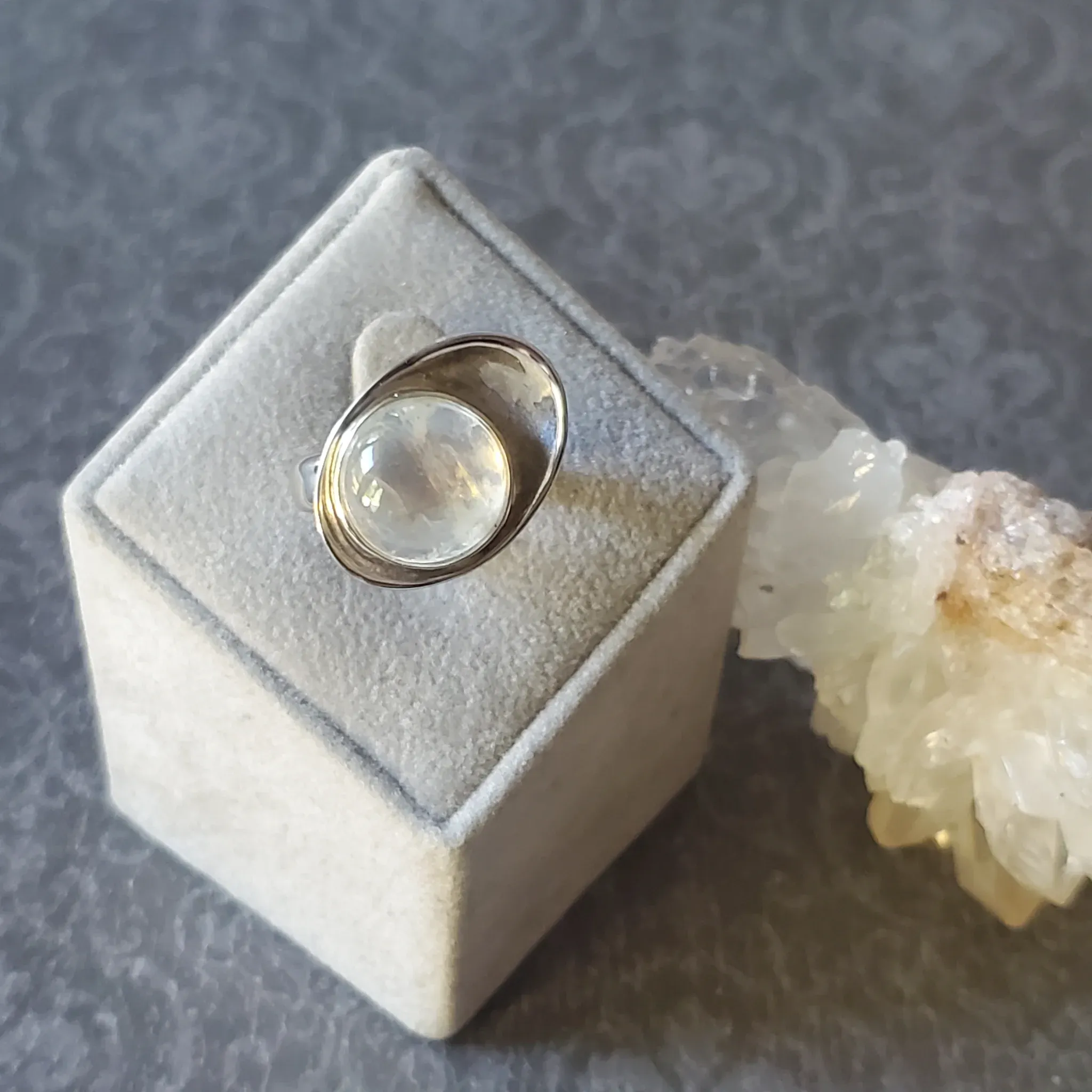 Moonstone Sterling Silver Ring (photo 8 of 11)