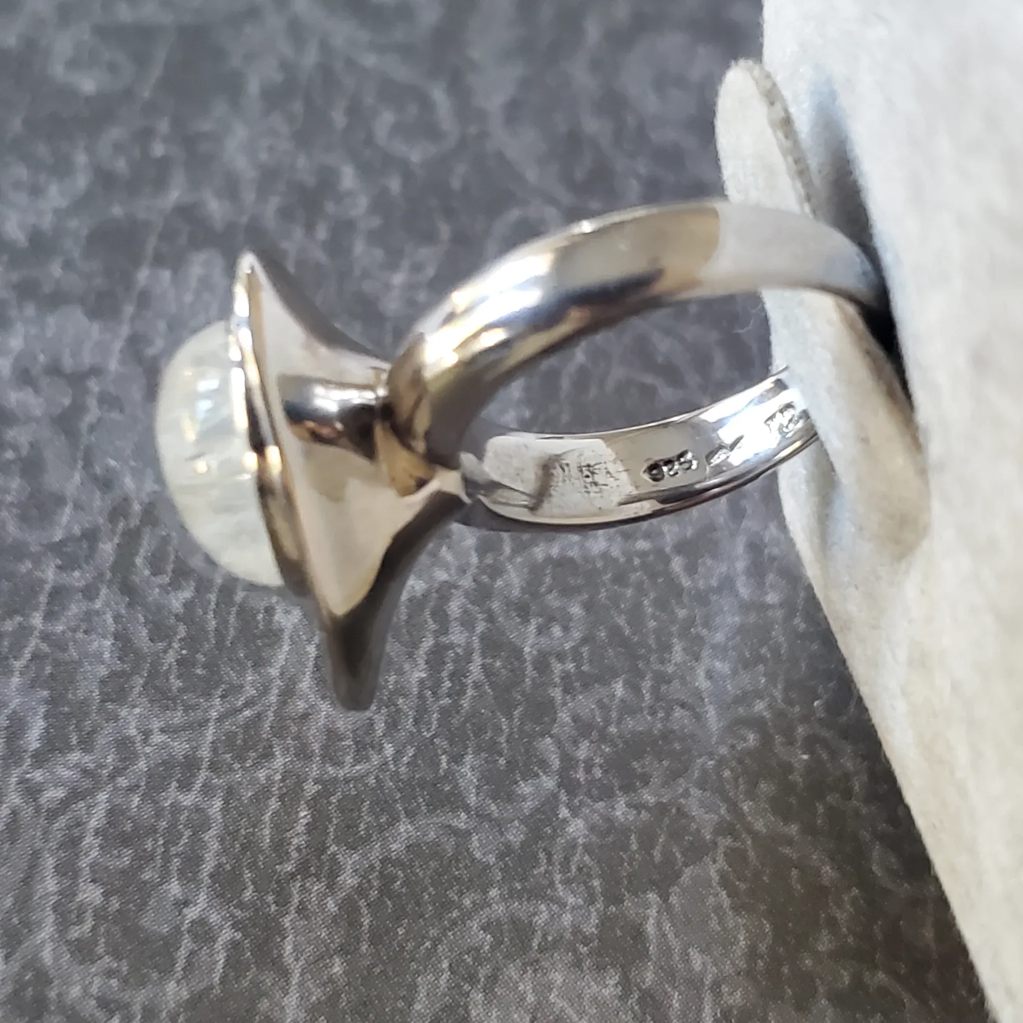 Moonstone Sterling Silver Ring (photo 11 of 11)