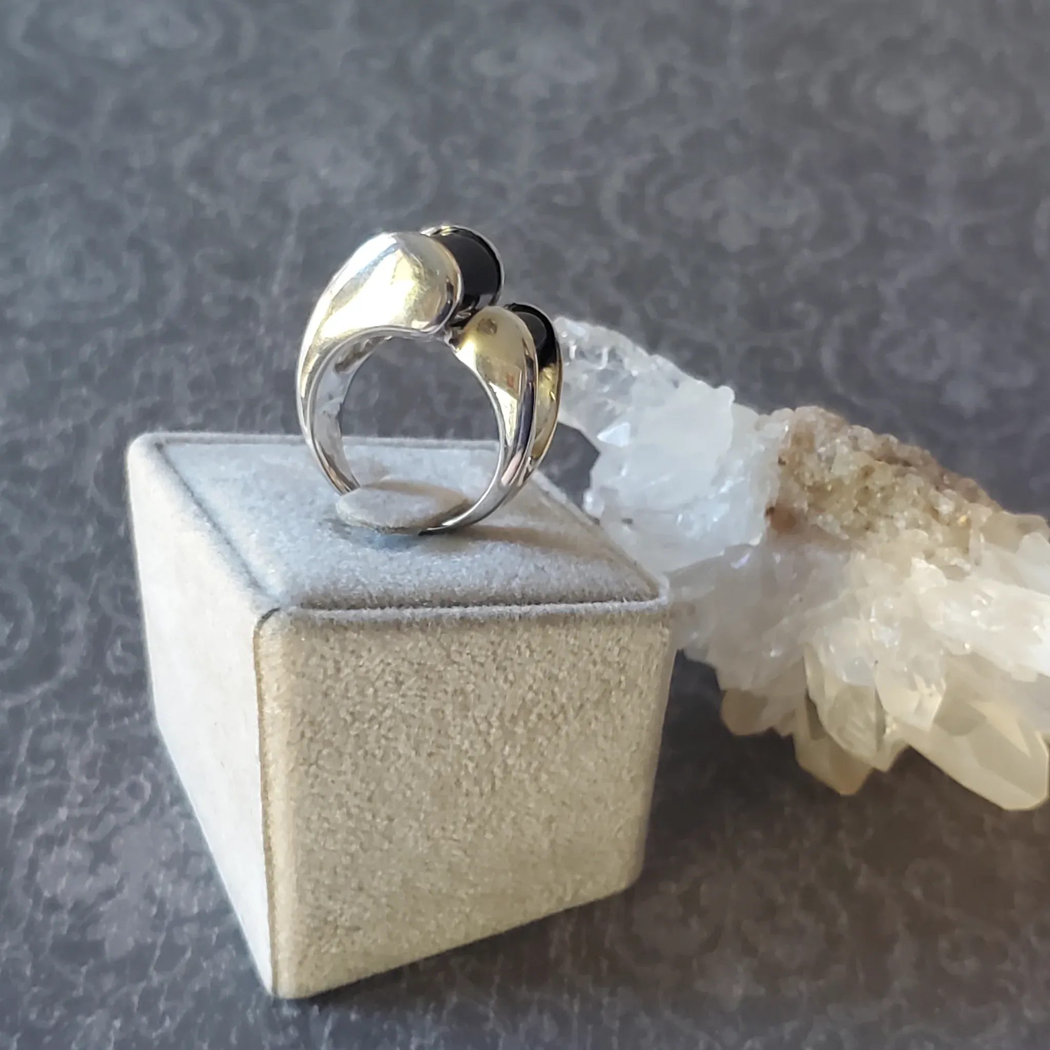 Onyx Sterling Silver Ring (photo 4 of 8)
